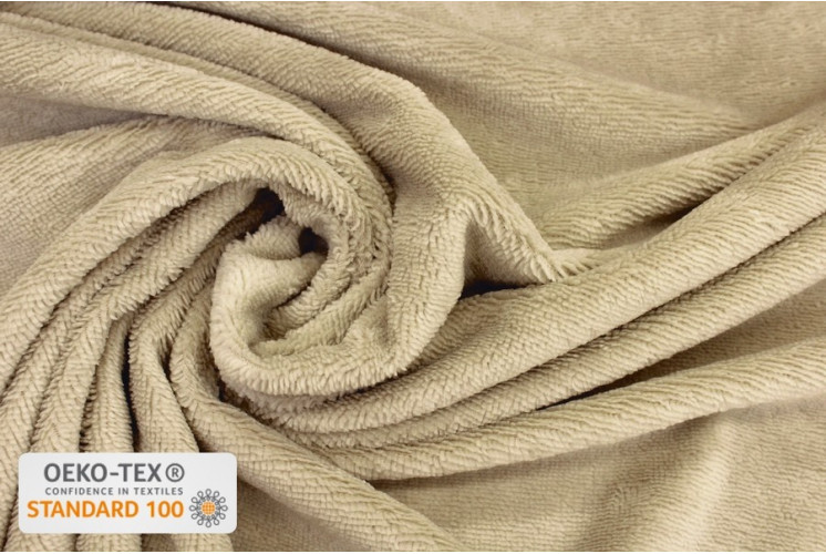 TISSU ÉPONGE BAMBOU 305 GRAMMES TAUPE TISSU ÉPONGE BAMBOU 305 GRAMMES TAUPE