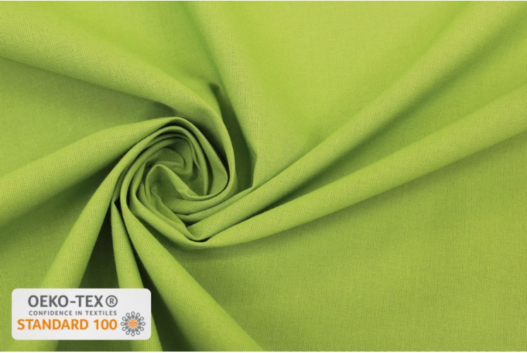 TISSU COTON UNI ANIS TISSU COTON UNI ANIS
