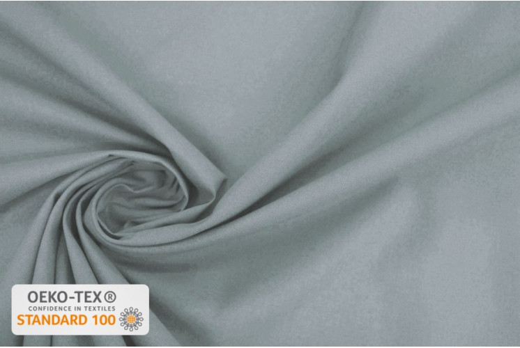 TISSU COTON UNI GRIS SOURIS TISSU COTON UNI GRIS SOURIS