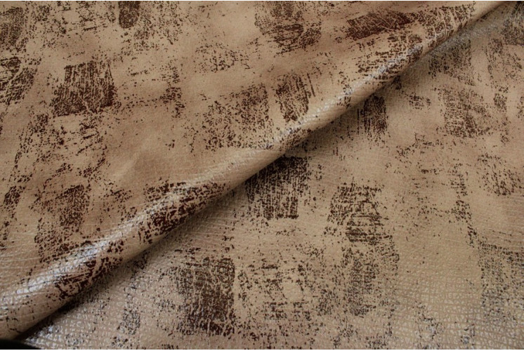 SIMILI CUIR TACHES ABSTRAITES TAUPE SIMILI CUIR TACHES ABSTRAITES TAUPE
