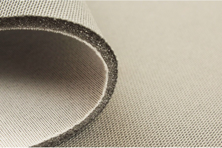 TISSU MOUSSE CIEL DE TOIT AUTOMOBILE DIAMANT GRIS