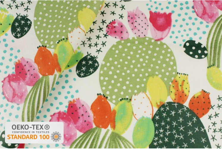 TOILE ENDUITE CACTUS FIGUE DE BARBARIE BLANC TOILE ENDUITE CACTUS FIGUE DE BARBARIE BLANC