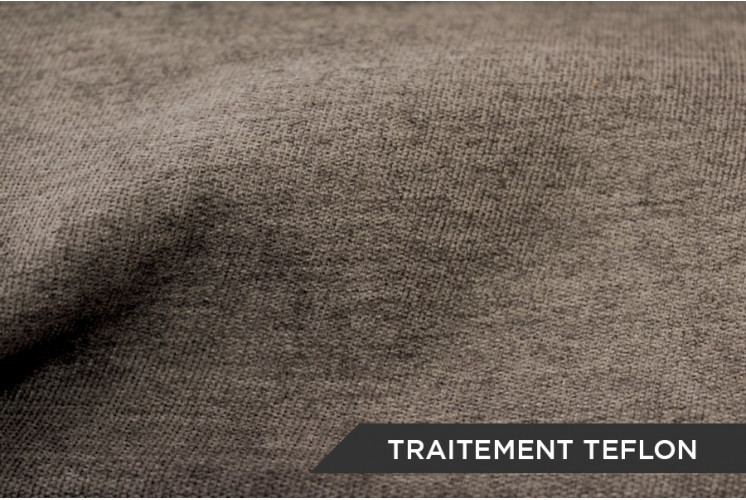 TISSU VELOURS TEFLON UNI GRIS TISSU VELOURS TEFLON UNI GRIS