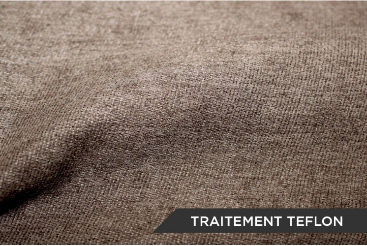 TISSU VELOURS TEFLON UNI TAUPE TISSU VELOURS TEFLON UNI TAUPE