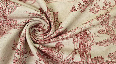 Large width printed fabrics